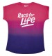 Race for Life Ladies Pink Ombre Loose Fit T-Shirt