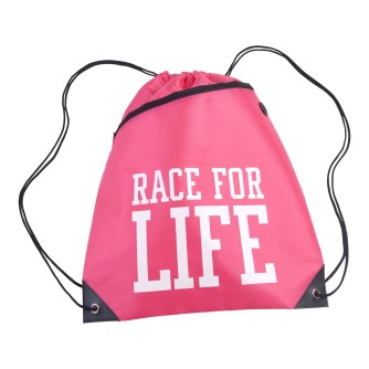Race for Life Drawstring Bag