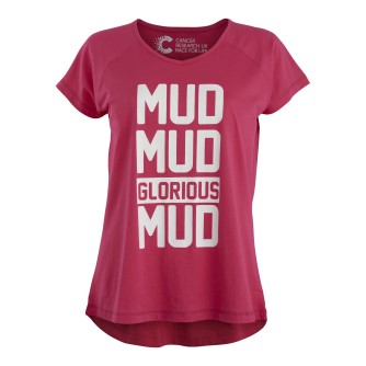 Pretty Muddy Mud Mud Glorious Mud Slogan Loose Fit T-shirt