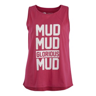 Pretty Muddy Mud Mud Glorious Mud Slogan Loose Fit Vest