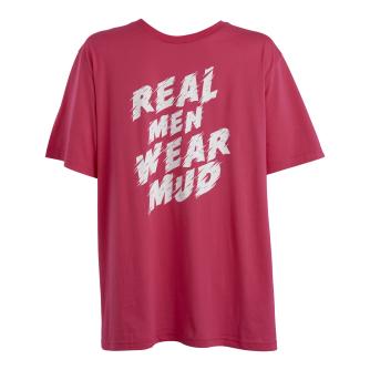 Pretty Muddy Tyre Print Slogan Men's T-shirt